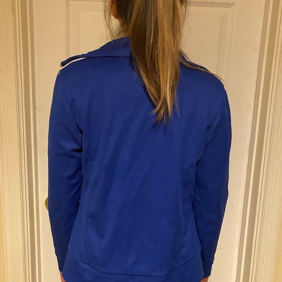 COPY - - BLUE ADIDAS ZIPPER JACKET - Picture 3 of 3